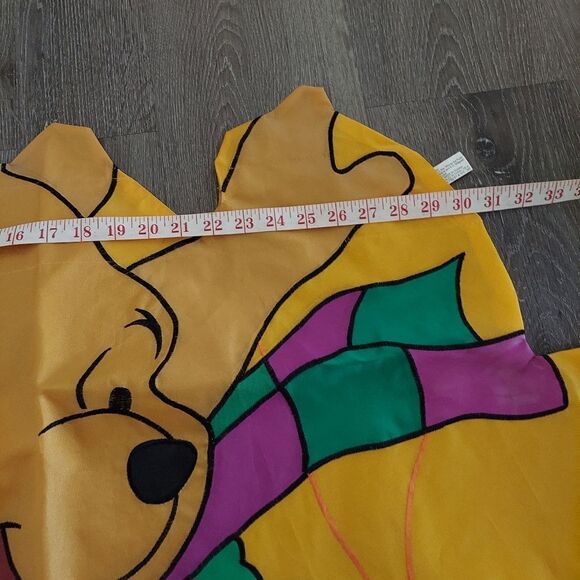 Disney Winnie The Pooh Large House Garden Nylon Flag Autumn - Picture 5 of 6